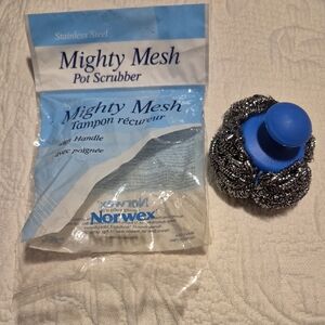 Norwex Stainless Steel Mighty Mesh pot scrubber NEW